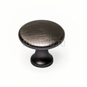 Ручка-Кнопка  FK708-knob Мат.Черный Никель Шлифованный