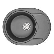 Кухонная мойка Granula 6502 черный гранит
