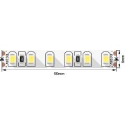 Лента потолочная SMD2835, 84 LED/м, 8,6 Вт/м, 24В, IP20, 6000-6500К, Холодный белый, 30м/катушка