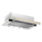 Вытяжка Elikor Интегра GLASS 60П-650-В2Л Белый/бежевое стекло (отдельно + фильтр Ф–02)