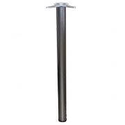 Ножка D-60x1100mm, бок. крепление, FT-509, хром матовый