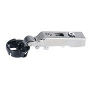 Hettich Intermat 9904-T1-К1,  петля для СТЕКЛЯННОЙ накладных дверей, 95 градусов