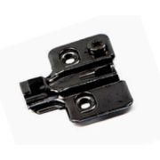 Монтажная  планка для петель Indamatic hinges H2 на саморезах с 3D регулировкой, титаниум