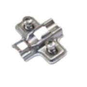 Монтажная планка H2 с еврошурупами для петель Indamatic hinges, никель
