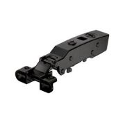 Hettich Петля Sensys 8661 для алюминиевых рам, Р2О, угол 95°, чашка TA32, накладная навеска (B 12,5), черный