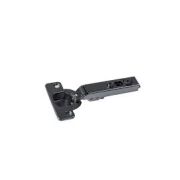 Петля JETLine clip-on D35мм с доводчиком для накладных дверей, чёрный никель
