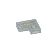 Коннектор угловой Mini для ленты SMD/COB  8 мм, 2PIN, лента-лента , IP20
