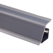 Плинтус 118 алюминий 248, длина 4200 мм (98170)