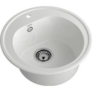 GF-R510 Мойка гранит F-08 D=505 мм (белый 331)